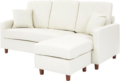 ロウヤ(LOWYA) 3人掛けカウチソファ クッション付き A083