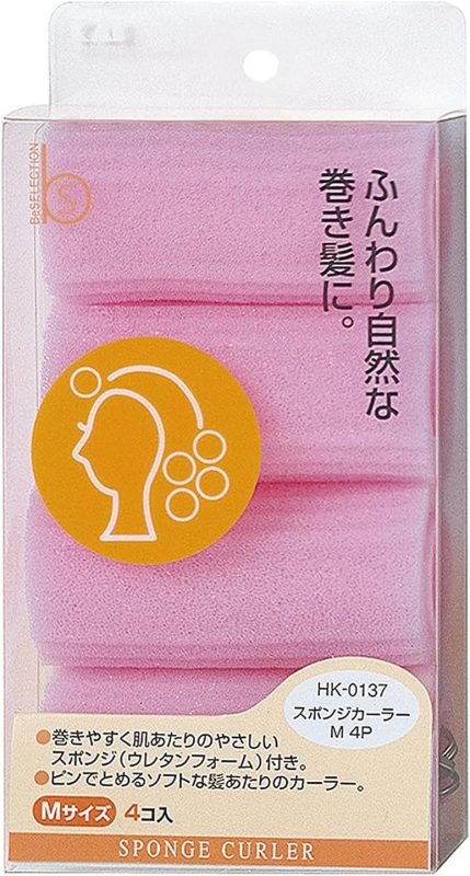 貝印 BeSELECTION スポンジカーラー M 4P