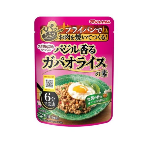 丸大食品 パパッとシェフ バジル香るガパオライスの素