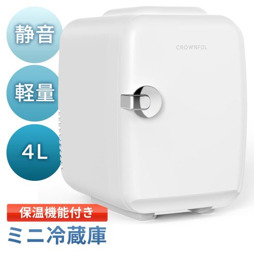 CROWNFUL ミニ冷蔵庫 4L 2022