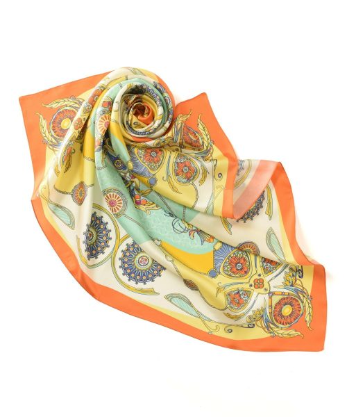 キヌフローレス(KINU flawless) スカーフ シルク100 日本製 大判