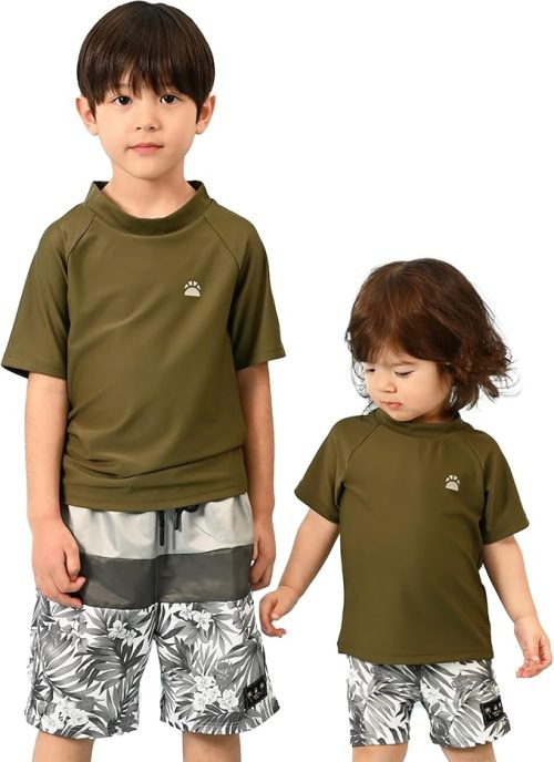 AMUSA UVカット水陸両用ラッシュガード サーフパンツ 2点セット ak1131