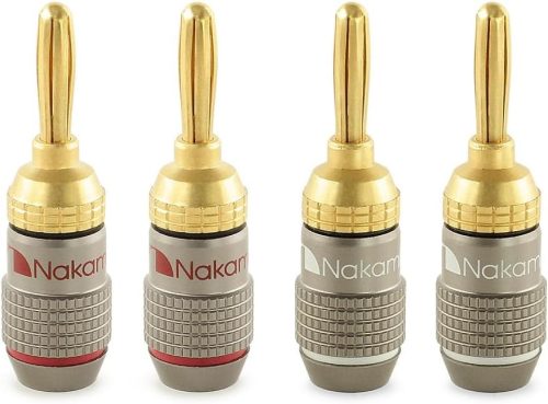 ナカミチ(Nakamichi) FanLock Excelシリーズ 24k 金メッキ バナナプラグ