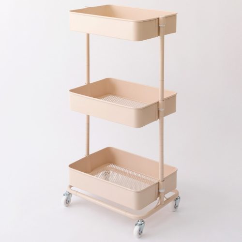 ニトリ(NITORI) 3段とも高さ調節ができるキッチンワゴン レギュラー トロリ4 2111200003789