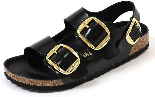 ビルケンシュトック(BIRKENSTOCK) ミラノ ビッグバックル スムースレザー パテント