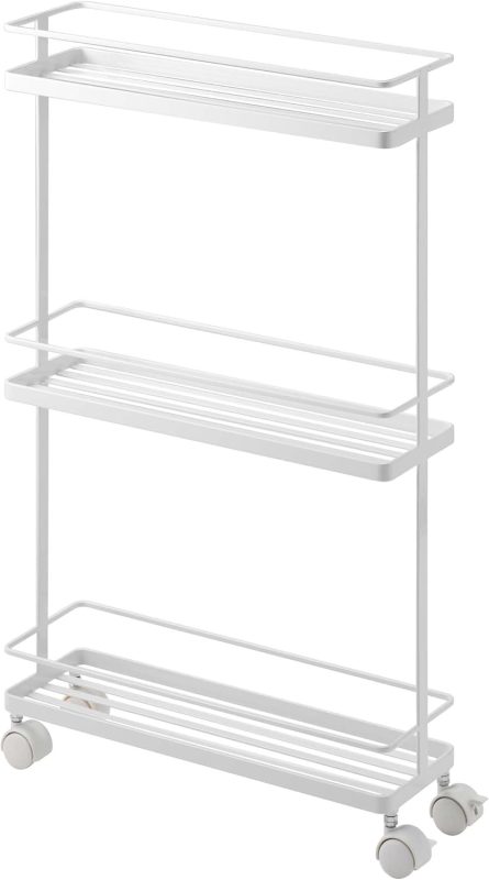 山崎実業 スリムキッチンワゴン タワー