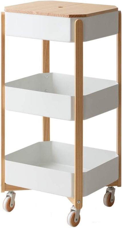 エアリゾームインテリア(Air Rhizome Interior) 四角型マルチワゴン ポロネ 3段タイプ air-ar-tkc-wg03