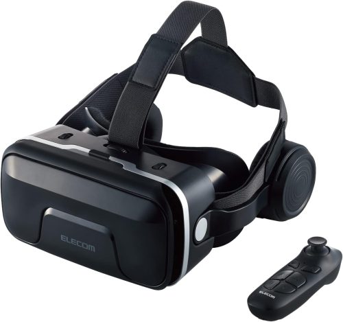 エレコム(ELECOM) ヘッドホン一体型VRゴーグル VRリモコンセット VRG-XEHR01BK