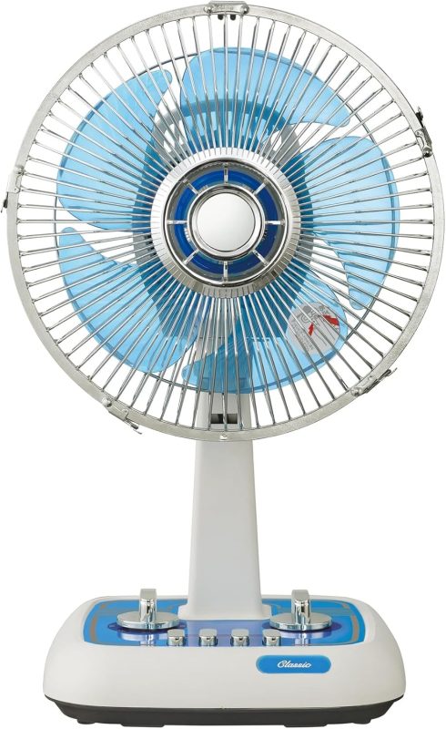 コイズミ(KOIZUMI) レトロデザイン ミニ扇風機 ツインつまみ KLF-2056