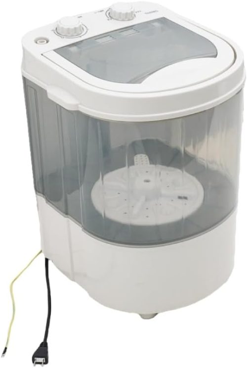 サンコー(THANKO) 中が見える小型洗濯機 CTWM24SJU