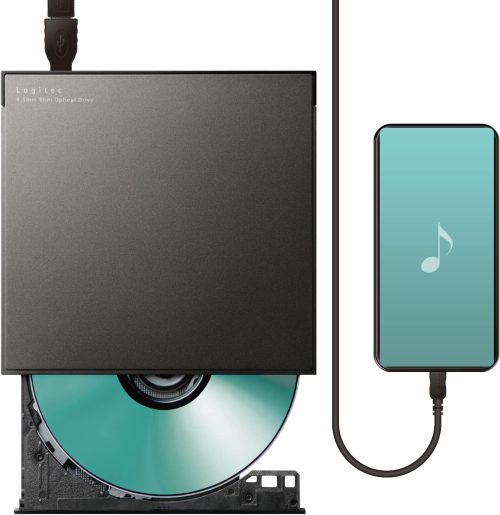 ロジテック(Logitec) スマホ用 CDレコーダー LDR-LSM8WURDBK