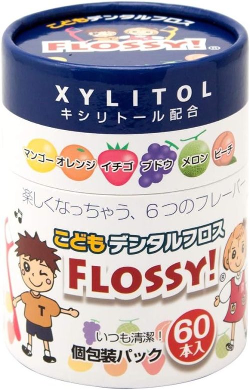 UFCサプライ こどもデンタルフロスFLOSSY! 60本入り