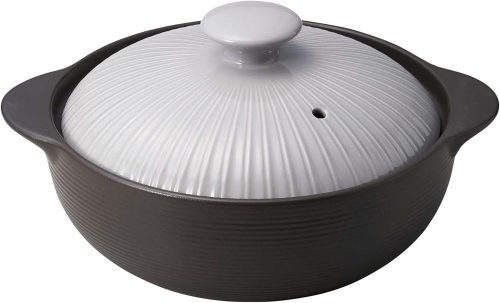 三陶 サーマテック IH・直火両用 土鍋 8号