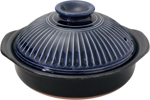 スズ木 菊花瑠璃釉 8号セラミック加工IH土鍋