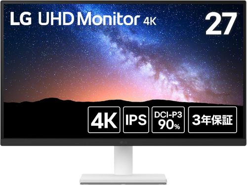 LGエレクトロニクス(LG Electronics) 27インチ 4K IPSモニター 27US500-W