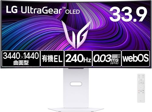 LGエレクトロニクス(LG Electronics) 34インチ UltraGear スマートゲーミングモニター 34GX90SA-W