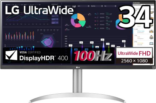 LGエレクトロニクス(LG Electronics) 34インチ ウルトラワイドモニター 34WQ650-W