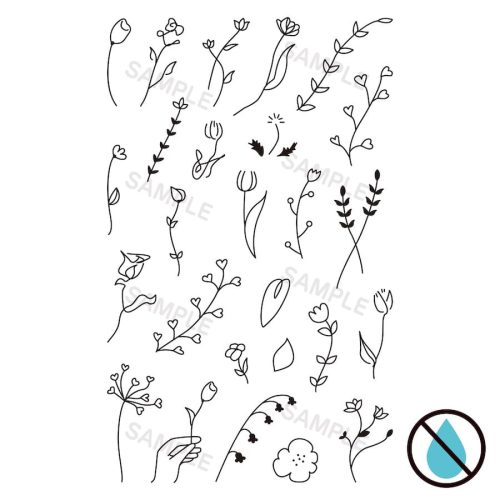 PTドリームボックス 水なしで貼れる 2枚入り タトゥーシール