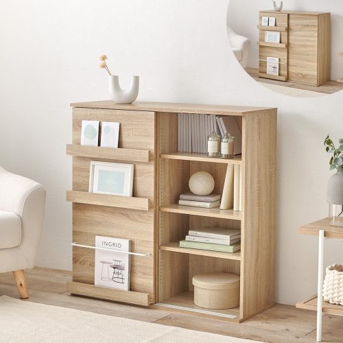 ニトリ(NITORI) 魅せて隠せるブックラック 2110700070185