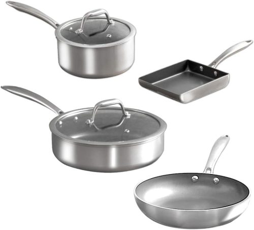 アイリスオーヤマ(IRIS OHYAMA) ダイヤモンドグレイス シルバー KITCHEN CHEF DG-SE6