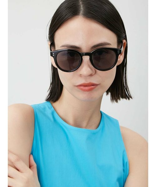 ミラ オーウェン(MilaOwen) メタルポイントラウンドサングラス