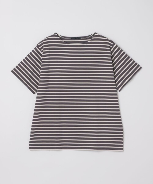 シップス(SHIPS) ショートスリーブ ボーダー バスク シャツ