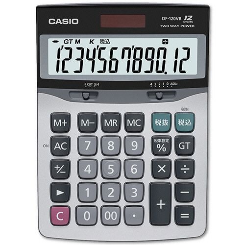 カシオ(CASIO) 計算機 12桁 DF-120VB