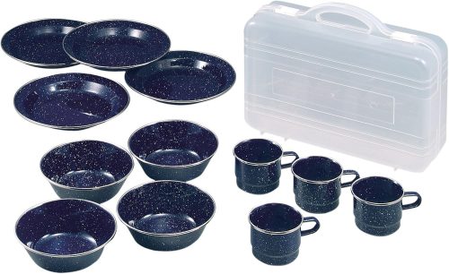 キャプテンスタッグ(CAPTAIN STAG) ウエストホーロー食器セット M-1078