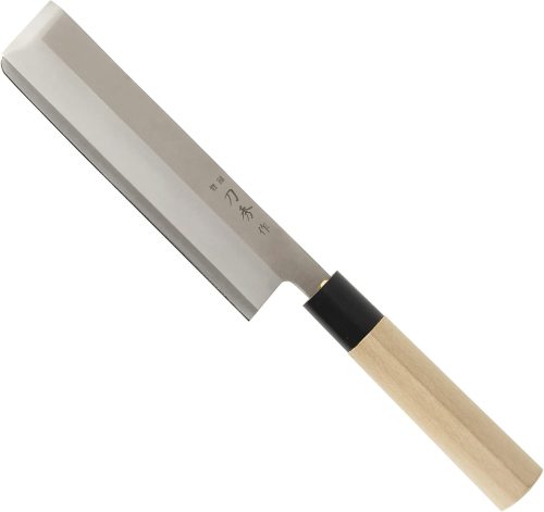 富士カトラリー 刀秀 モリブデンバナジウム鋼和包丁 角型薄刃 左利き用 180mm FC-375