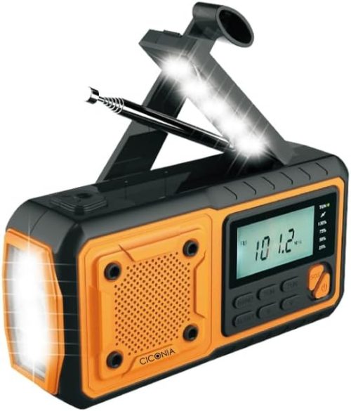 CICONIA ソーラーダイナモラジオライト CMT-376WB
