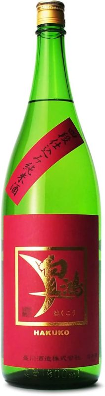 盛川酒造 白鴻 四段仕込純米酒 赤ラベル