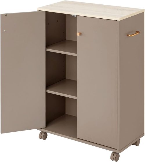 ぼん家具 PUTUPUTUキャスター付き収納ラック ABR920150