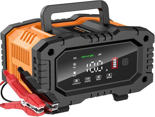 【M2987-63-40】12V/24V用鉛蓄バッテリー充電器 Amazon.co.jp: AUTOWHD 12Vと24V用鉛蓄バッテリー充電器 全自動