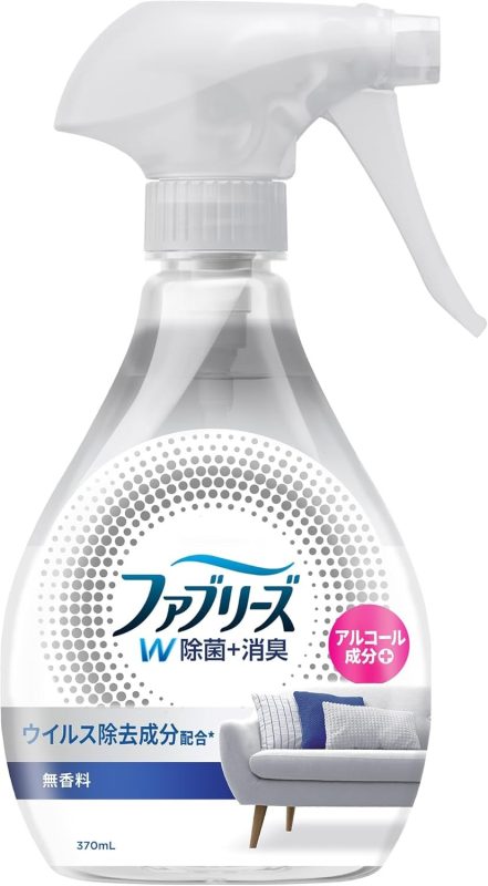 P&Gジャパン ファブリーズW除菌無香料アルコール成分入り
