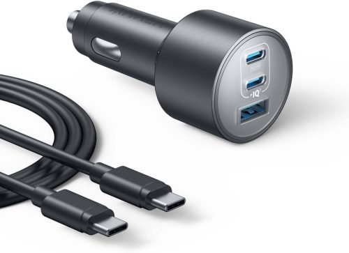 アンカー(ANKER) Nano Car Charger 3 Ports with USB-C＆USB-Cケーブル