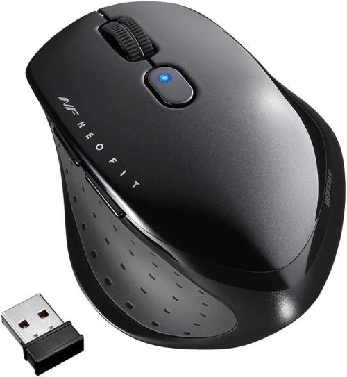 バッファロー(BUFFALO) BlueLED 5ボタン ネオフィットマウス Mサイズ BSMBW515M