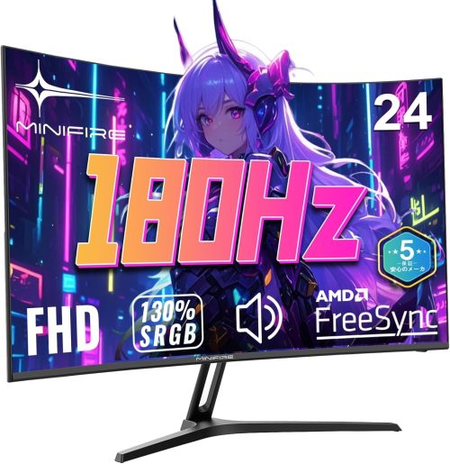 Minifire 24インチ ゲーミングモニター MFG24C1