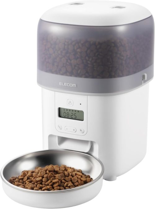 エレコム(ELECOM) ペット用タイマー式自動給餌器 コンパクトタイプ PET-AF05