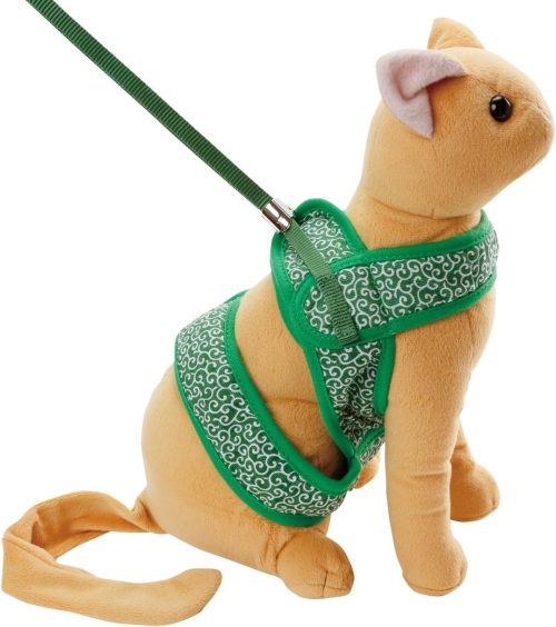 ペティオ (Petio) 猫小町ソフトハーネスリード 唐草 W552