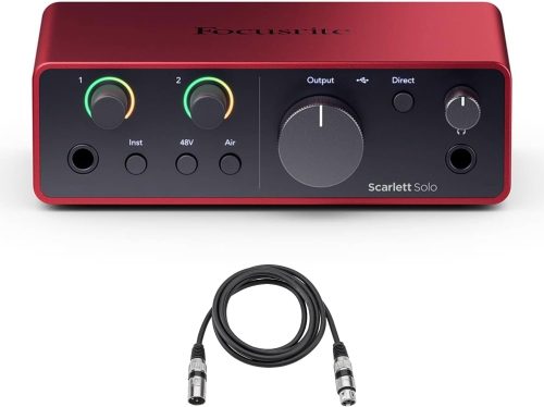フォーカスライト(FOCUSRITE) Scarlett Solo 第4世代 AMS-SCARLETT-SOLO-4GBUNDLE