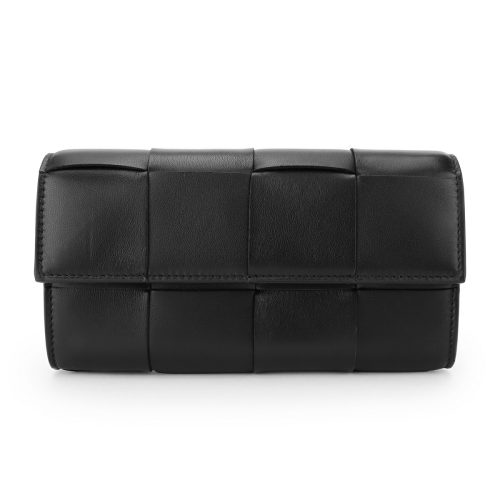 ボッテガ・ヴェネタ(BOTTEGA VENETA) カセット ラージ フラップウォレット