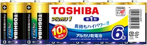 東芝(TOSHIBA) アルカリ乾電池 アルカリ1 単1形 1パック6本入 LR20AN 6MP