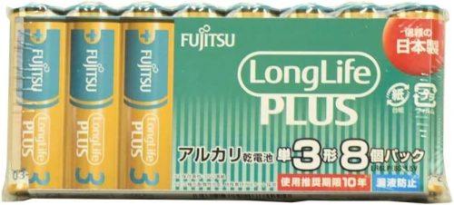 富士通(FUJITSU) アルカリ乾電池 ロングライフプラスタイプ 単3形 8個パック LR6LP 8S