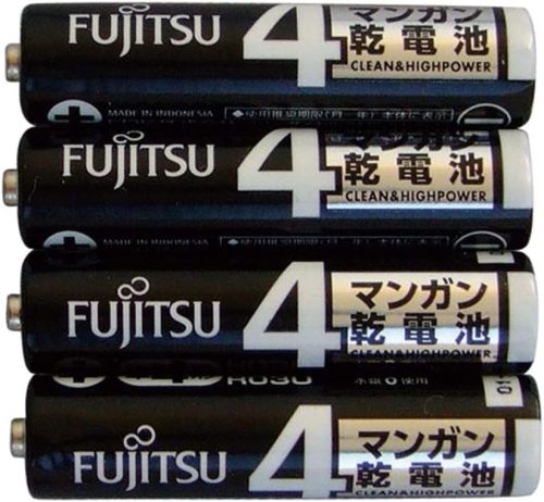 富士通(FUJITSU) マンガン乾電池 単4形 4個パック R03U 4S