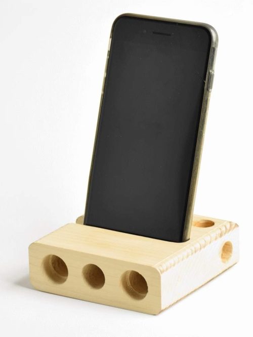 青森ひば 木製スマホスピーカー