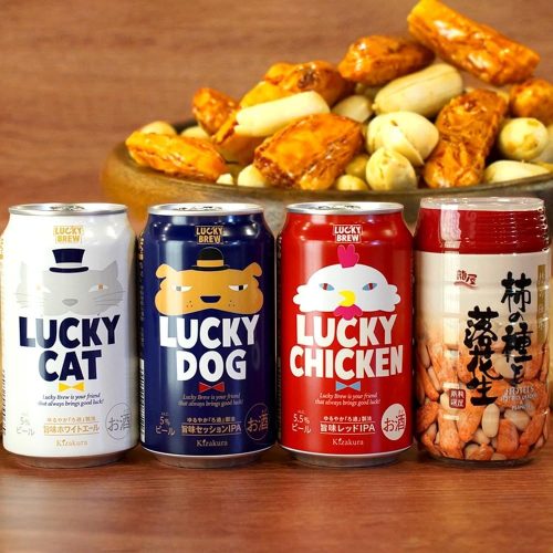 黄桜 クラフトビール ラッキー3種 おつまみセット 7914