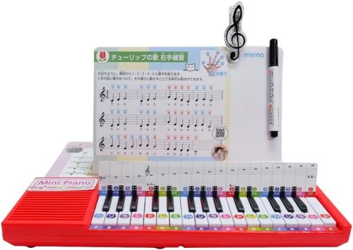 おんぷカードショップ 鍵盤カード付ミニキーボード 10000174