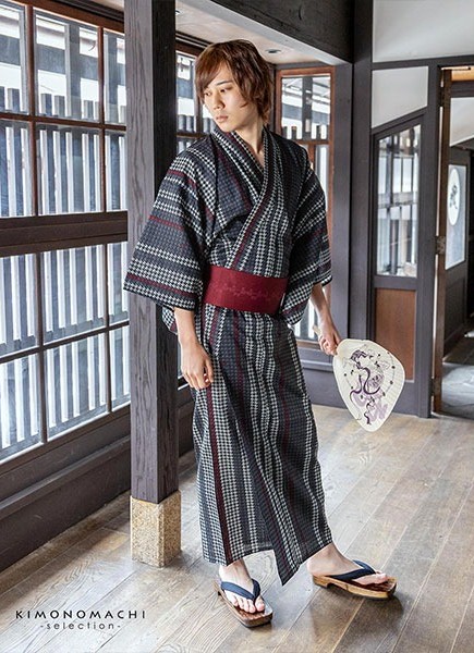 京都きもの町 男性浴衣 単品
