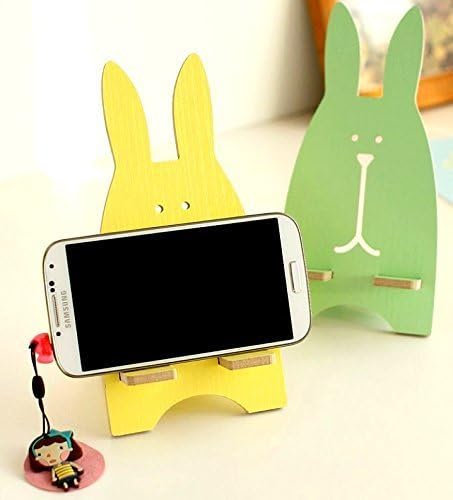 COM-SHOT うさぎ型 木製スマホスタンド MI-RABBIST
