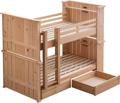 タンスのゲン ひのき香る 森林浴 二段ベッド 49600048